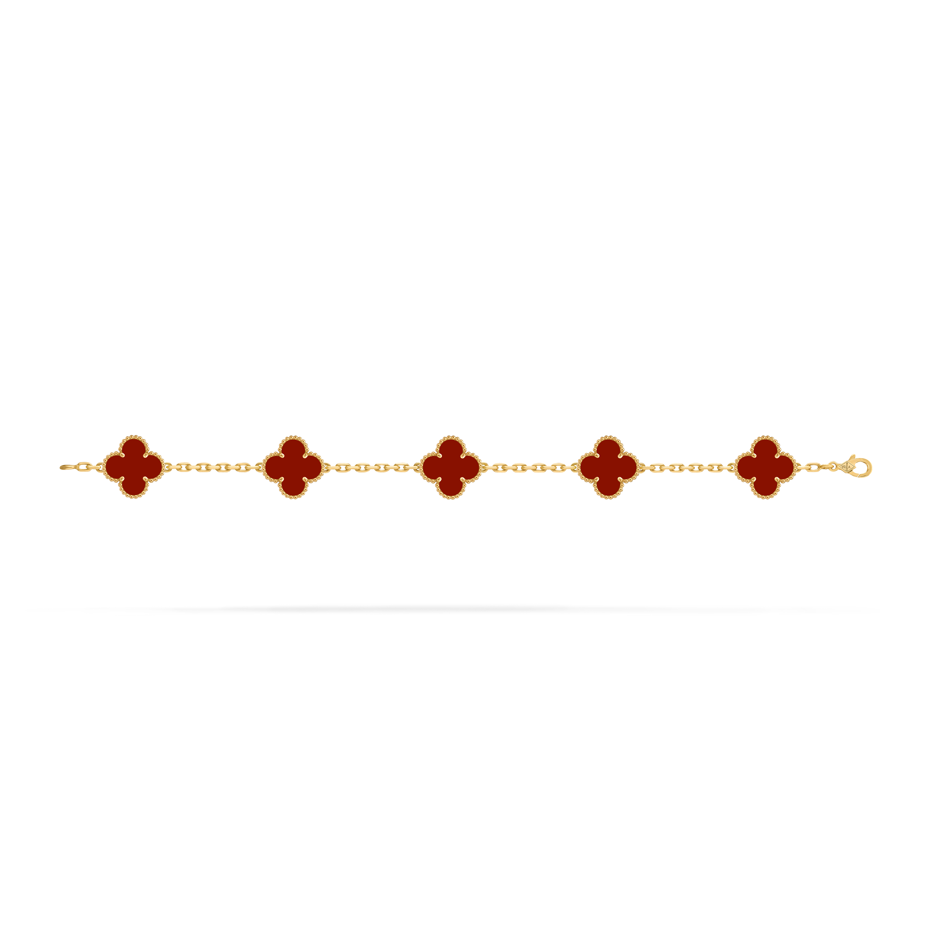 VCA Vintage Alhambra Carnelian, 5 motifs, VCARD35500 — view 3