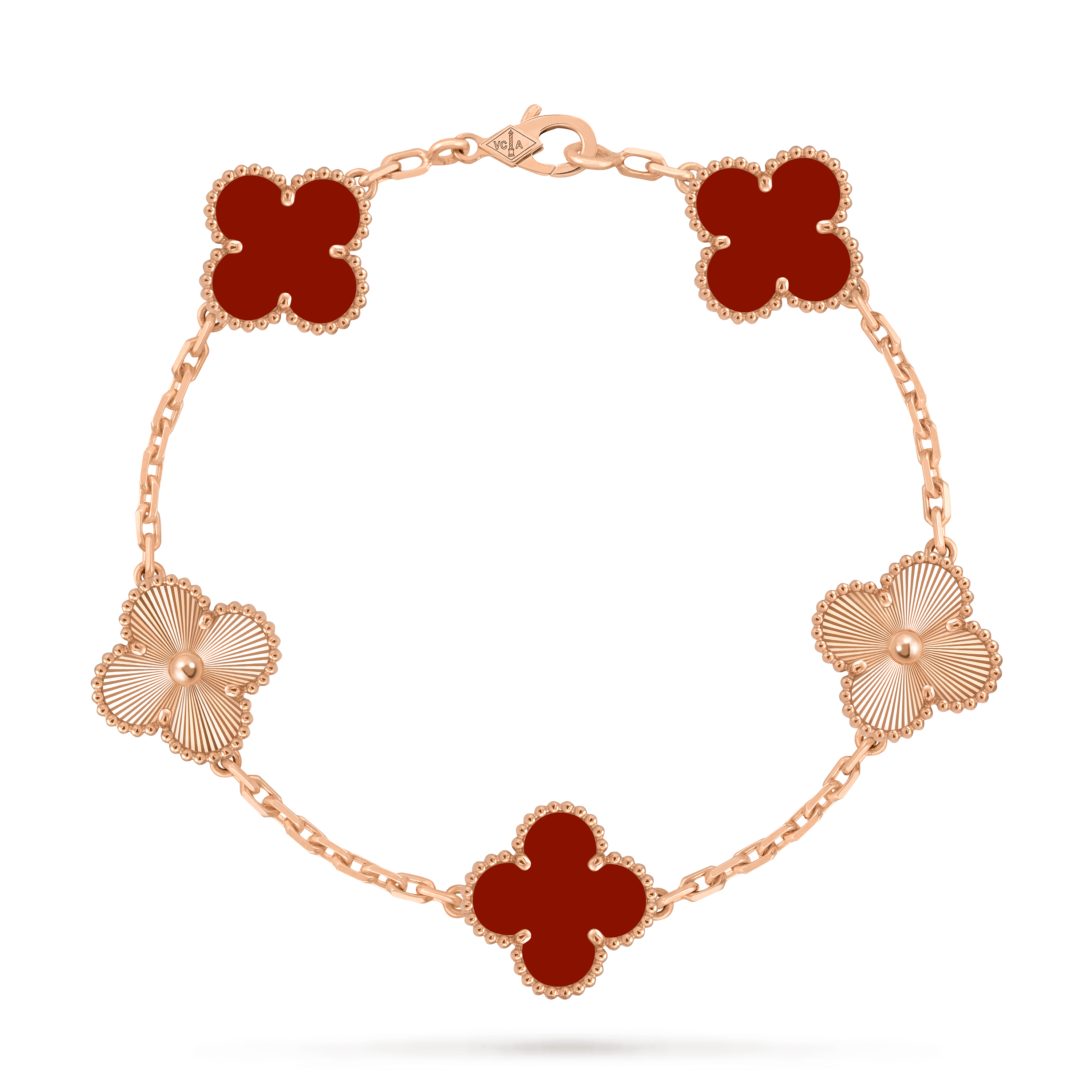 VCA Vintage Alhambra Carnelian, 5 motifs, VCARP7RP00