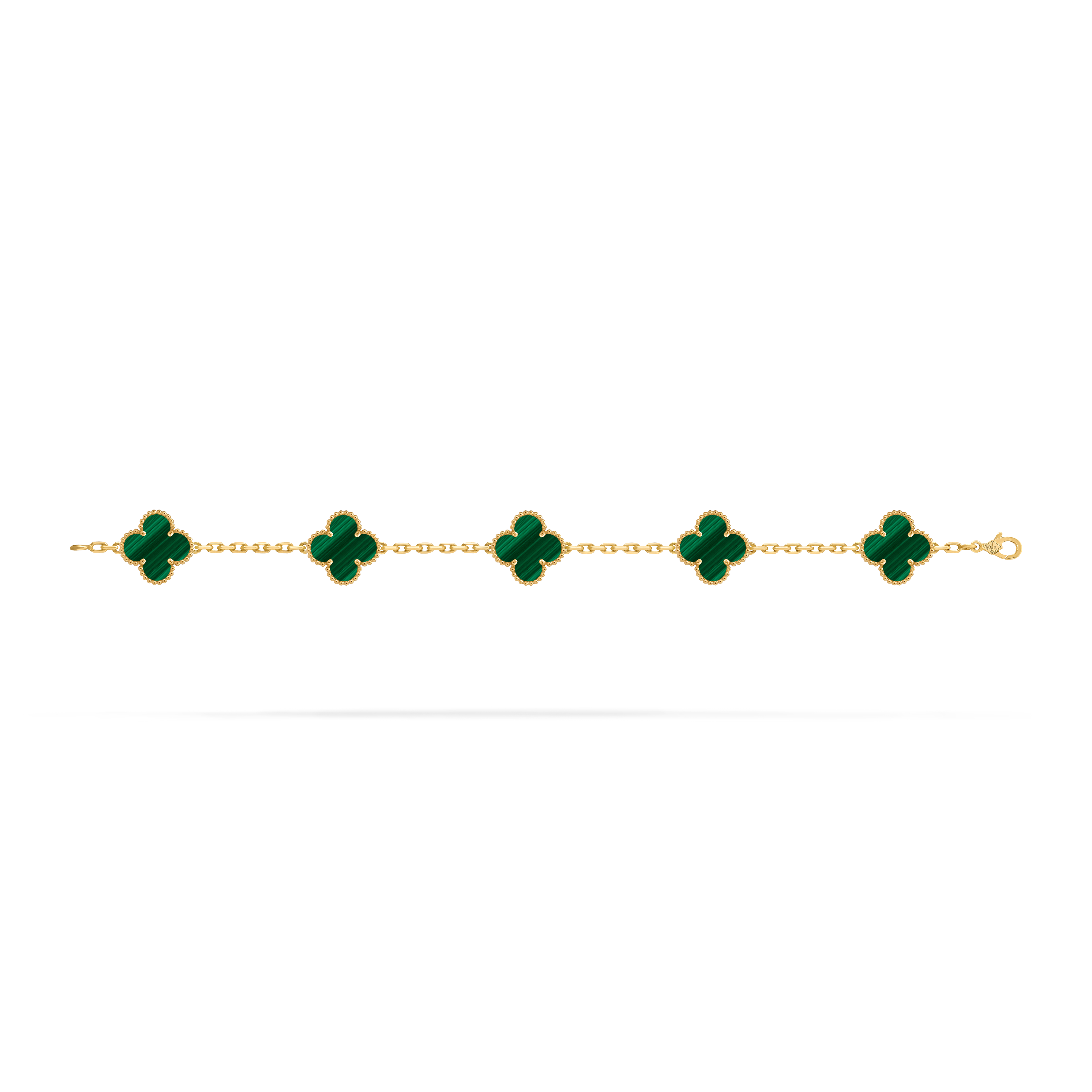 VCA Vintage Alhambra Malachite, 5 motifs, VCARL80900 — view 3