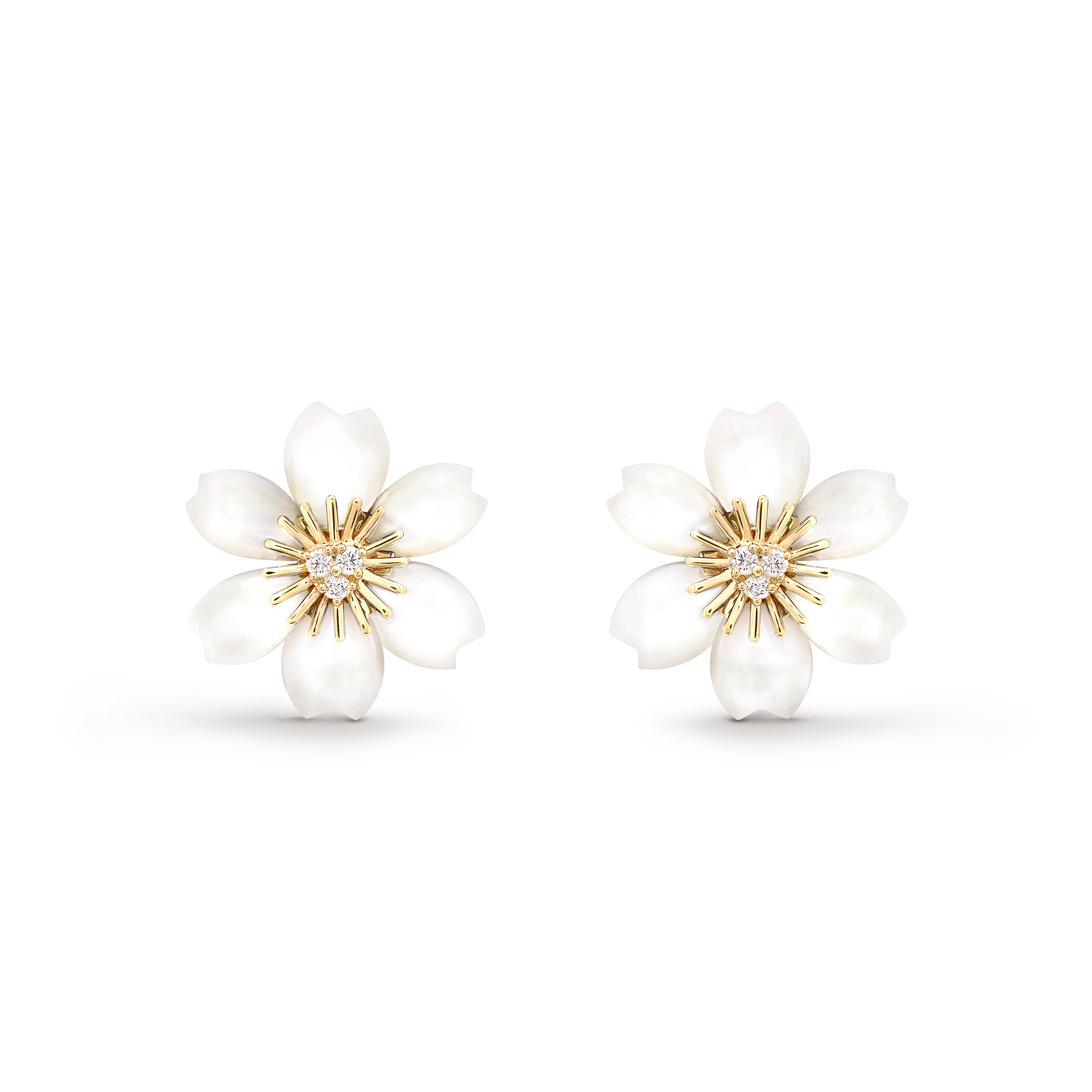 VCA Rose de Noël Diamond, Mother-of-Pearl, mini model, VCARP7RV00