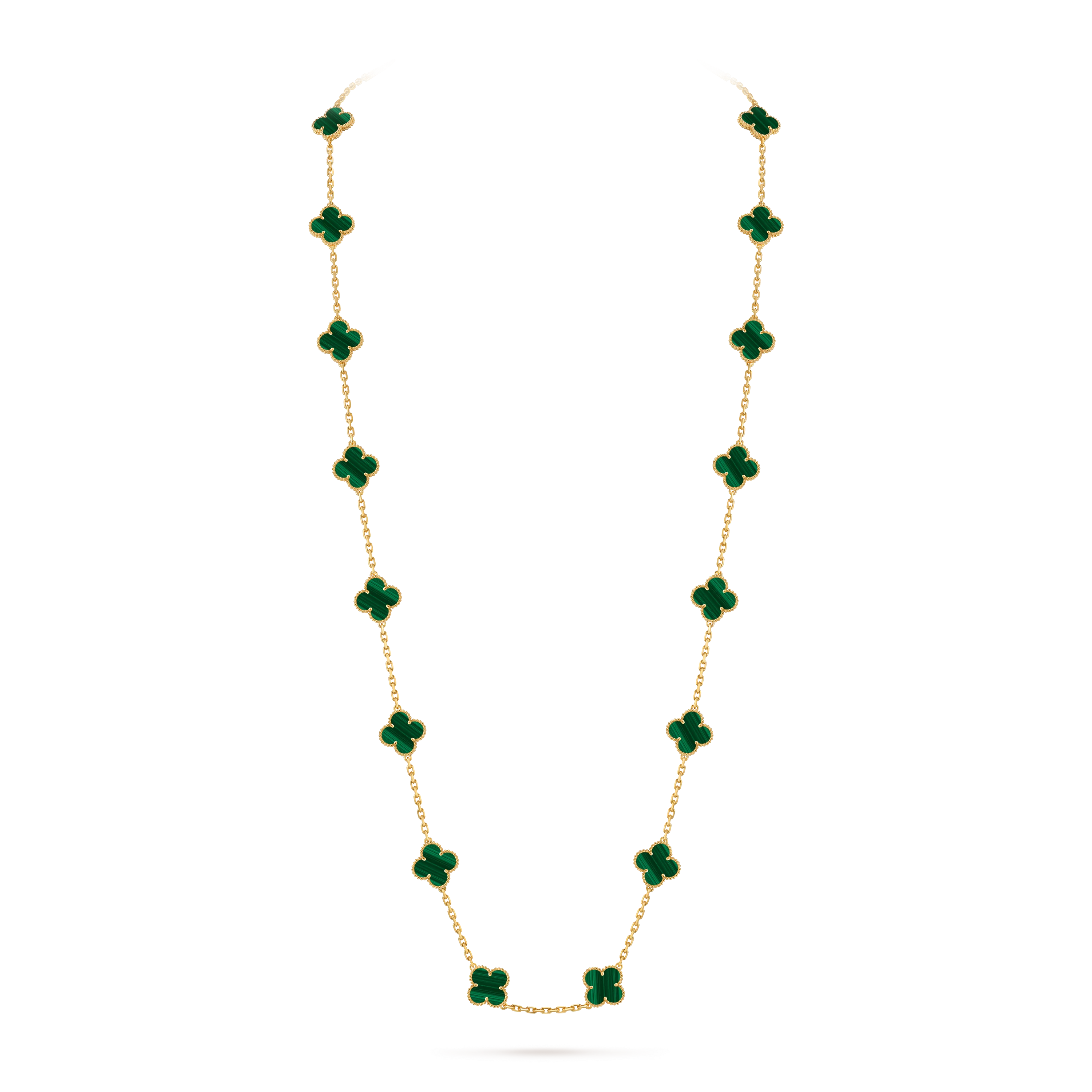 VCA Vintage Alhambra Malachite, 20 motifs, VCARL88100