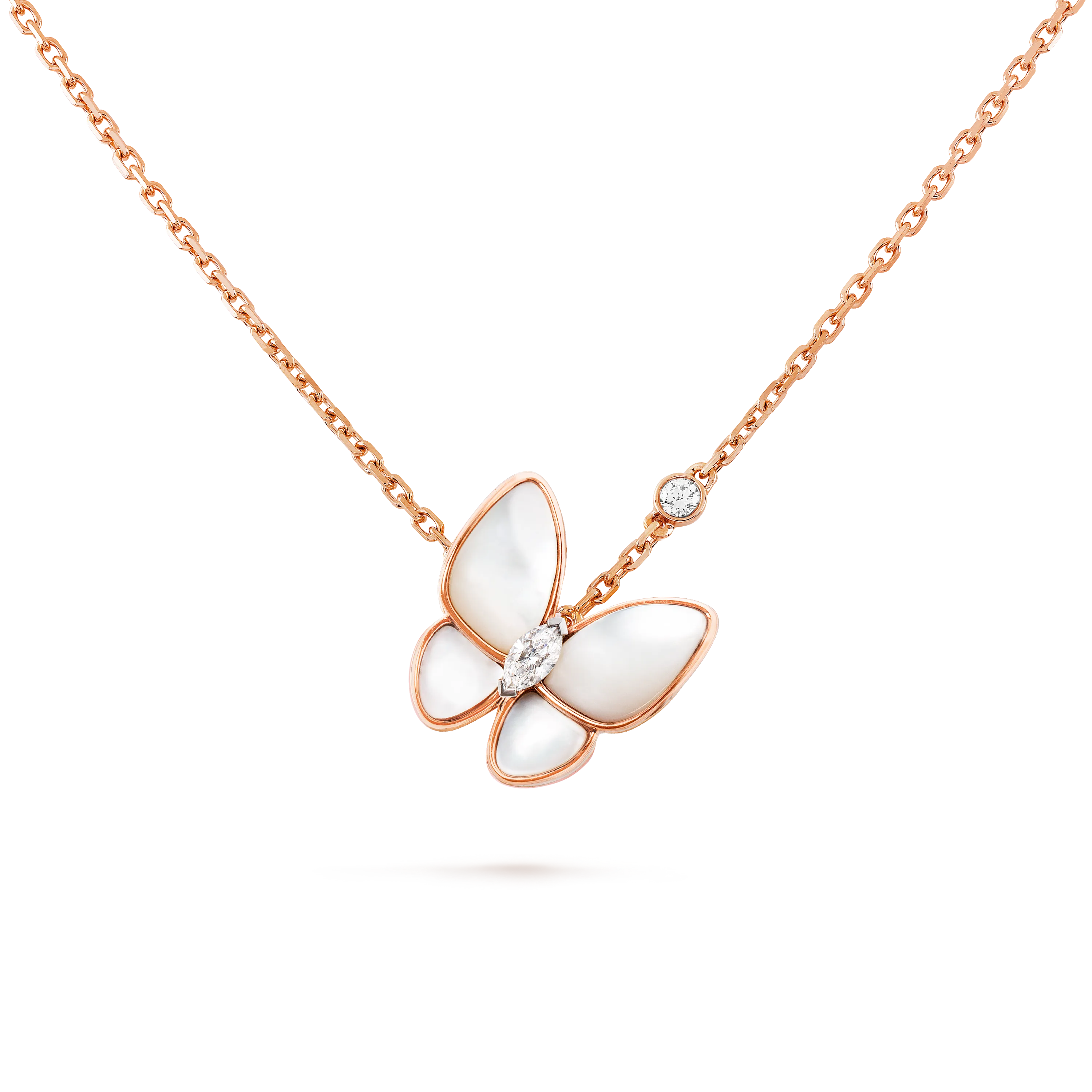 VCA Two Butterfly Diamond, Mother-of-Pearl, 1 motif, VCARO8FO00
