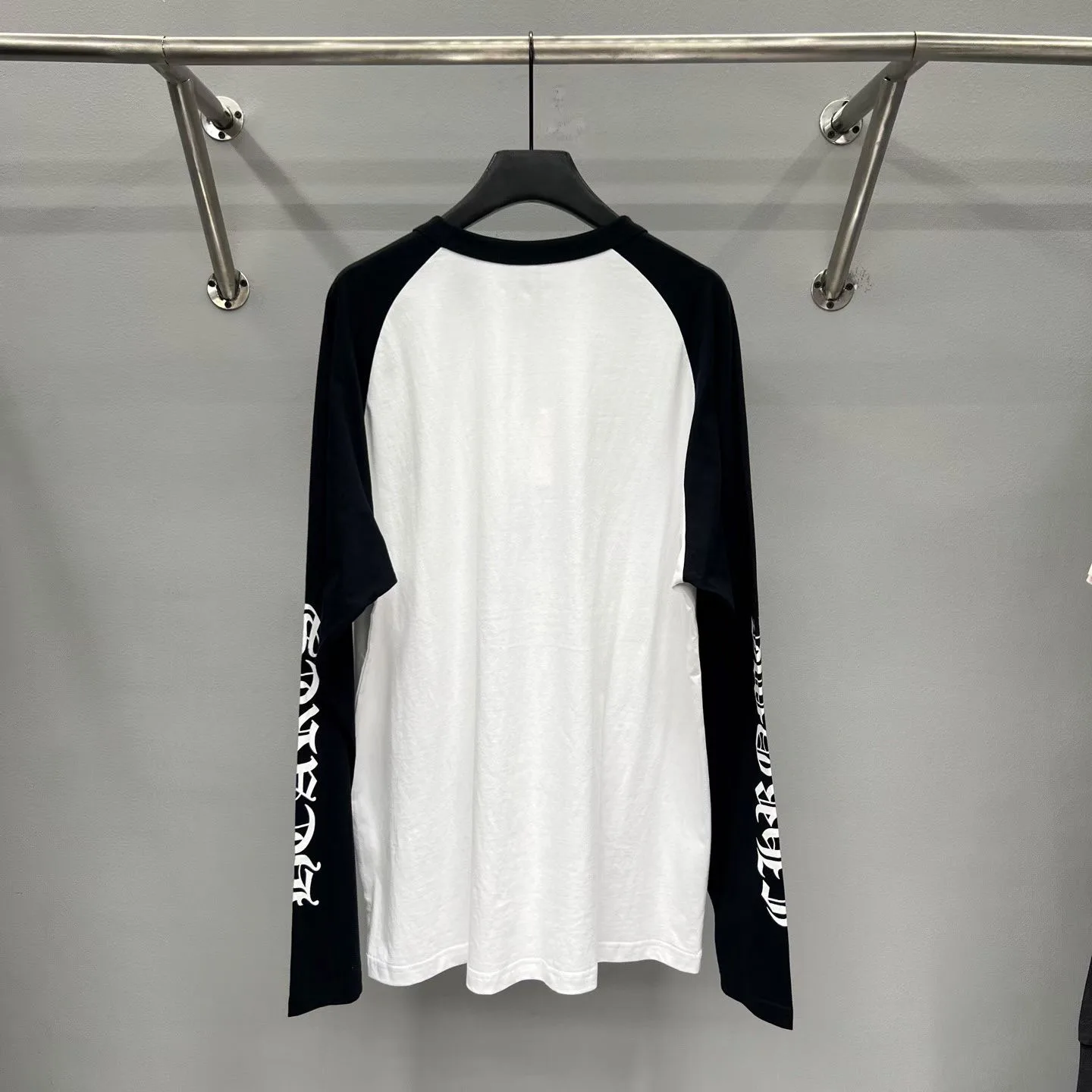 Vintage Chrome Hearts Angel American Flag Longsleeve T Shirt (White/Black) — 圖 3