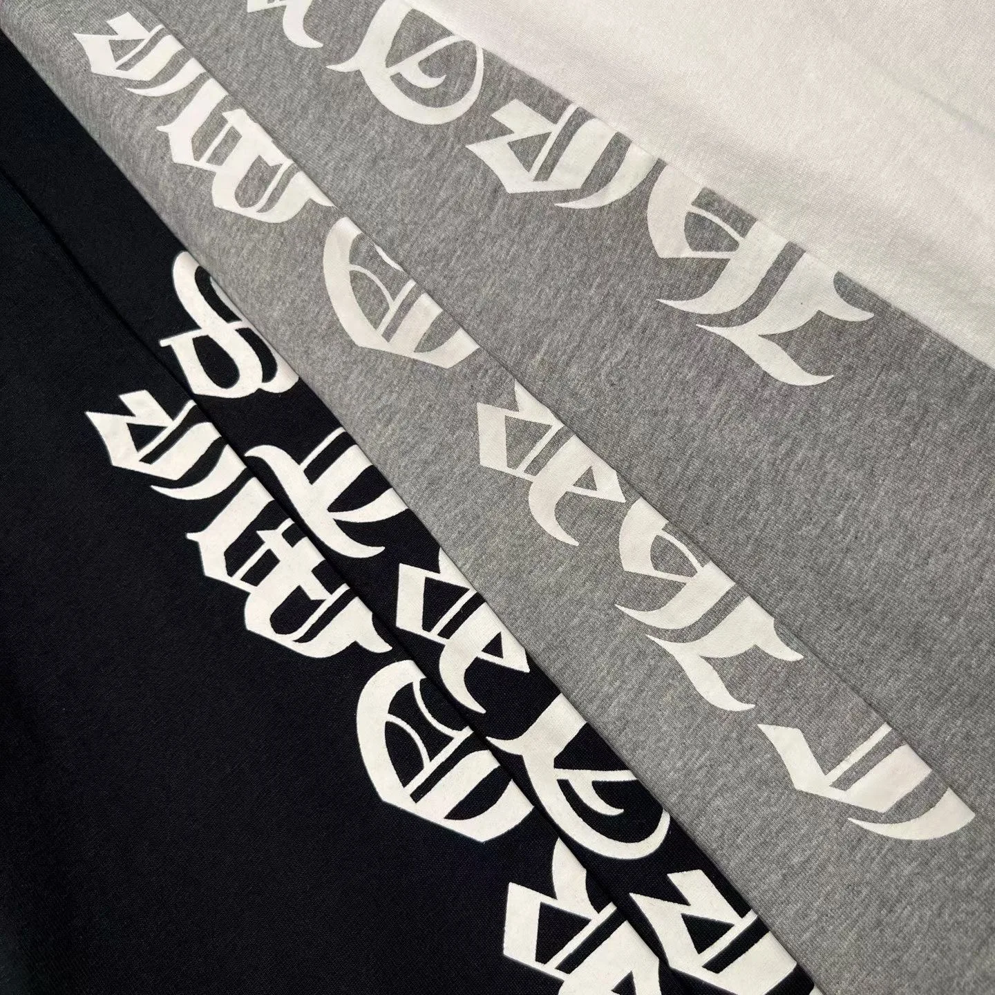 Vintage Chrome Hearts Angel American Flag Longsleeve T Shirt (White/Black) — 圖 5